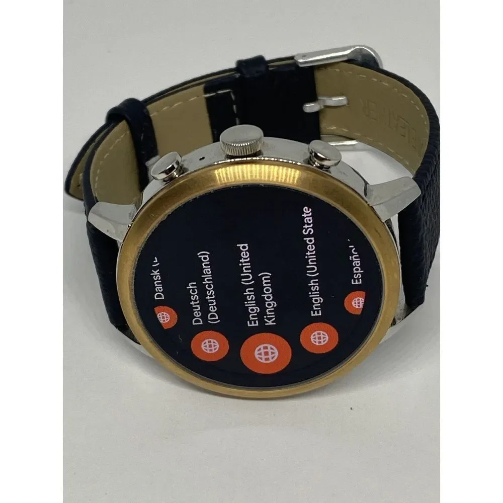 Fossil Gen 4 Authentic Digital Dial Smart Watch Custom Band FTW6016 AB618